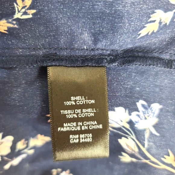 REBECCA TAYLOR Francine Floral Poplin Cottagecore Blouse Top - Picture 7 of 11